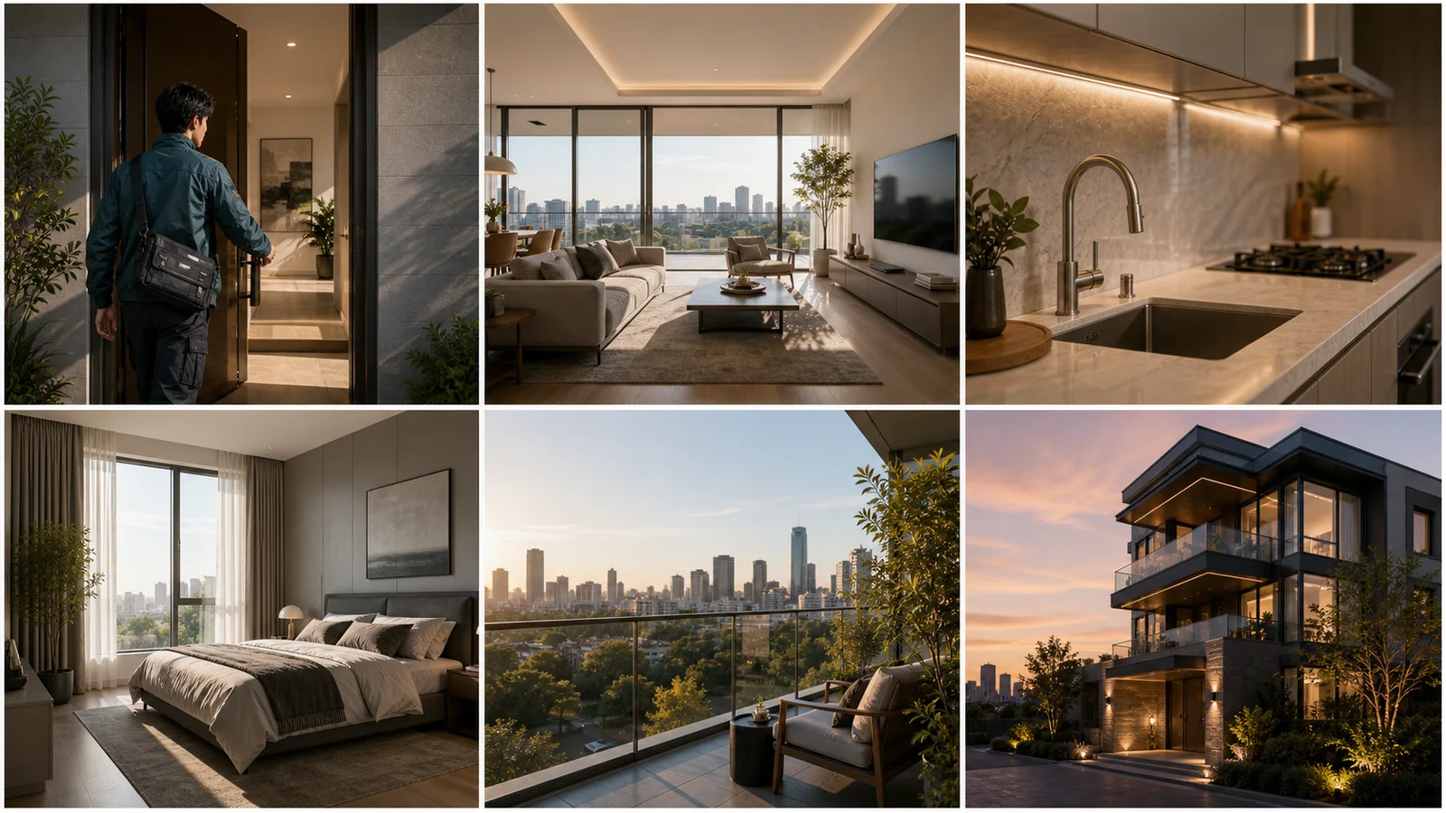 Immobilienbegehungs-Storyboard mit LumiYing erstellt