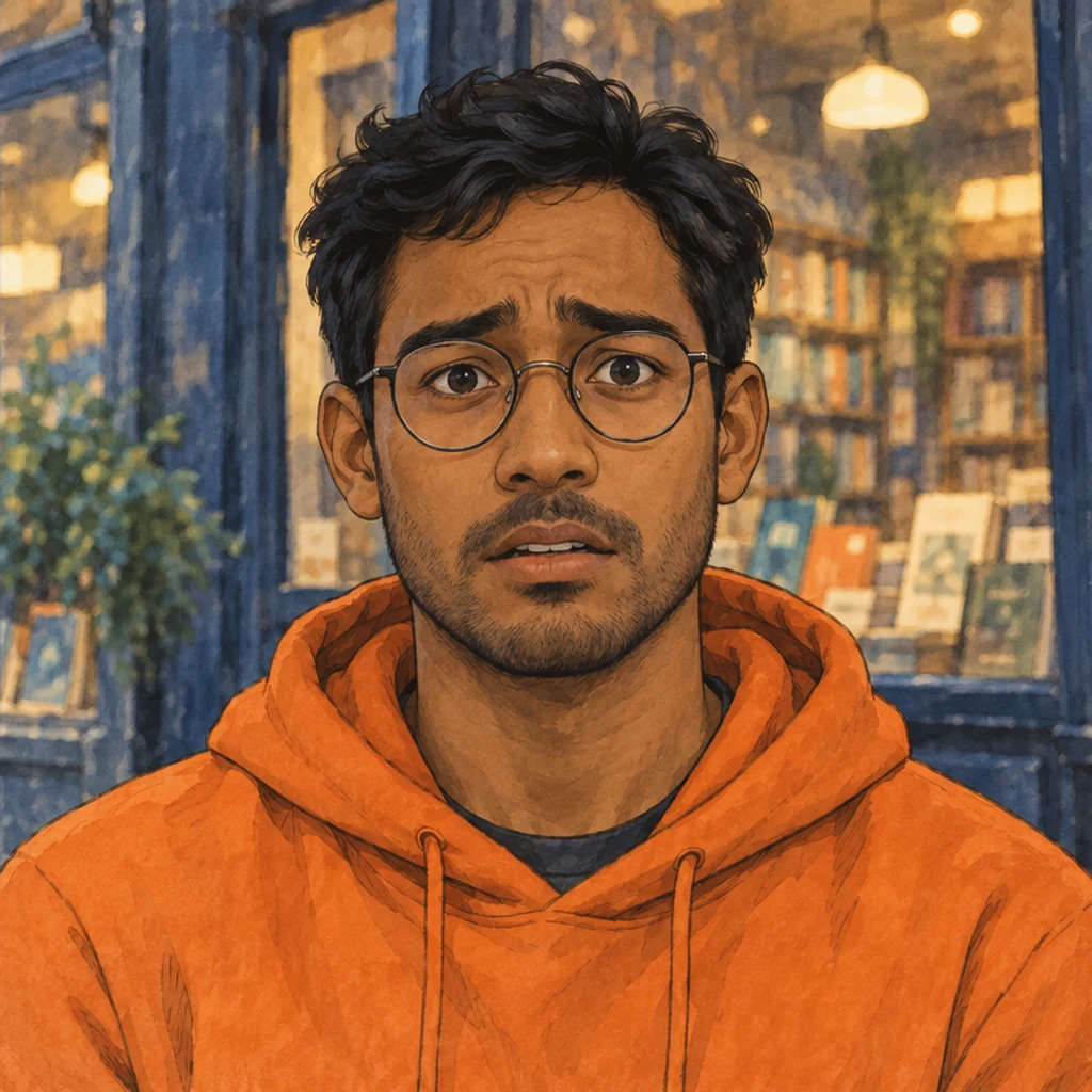 Illustrated character · concern · Changed-expression illustration